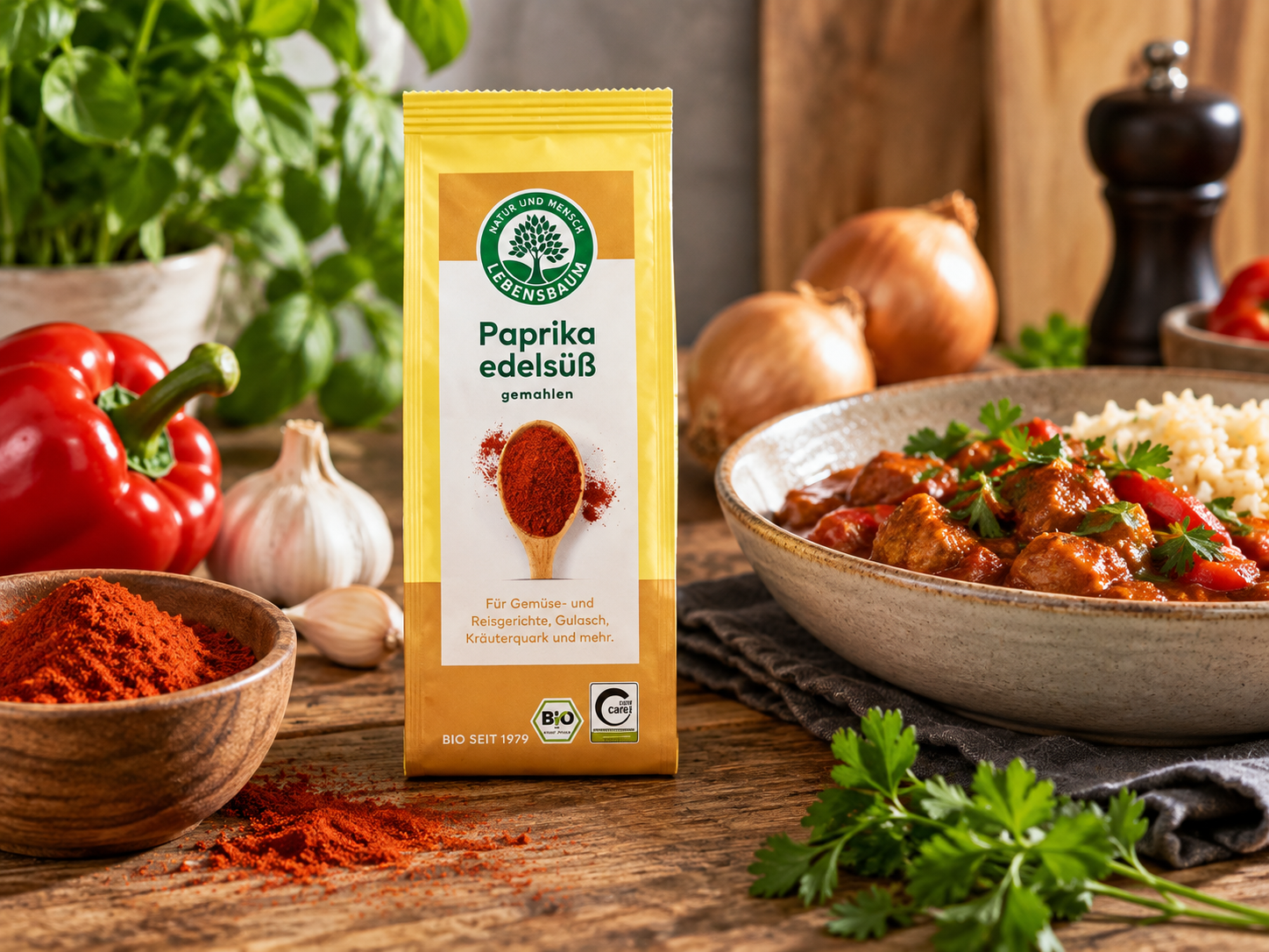 PAPRIKA sladká, bez lepku, BIO, 50 g, eshop.celiakarna.cz